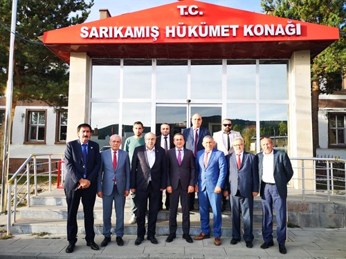 Ege Bölgesi Kars-Ardahan-Iğdır Federasyonunun Sayın Kaymakamımız Doğan KEMELEK i makamında ziyaretleri.